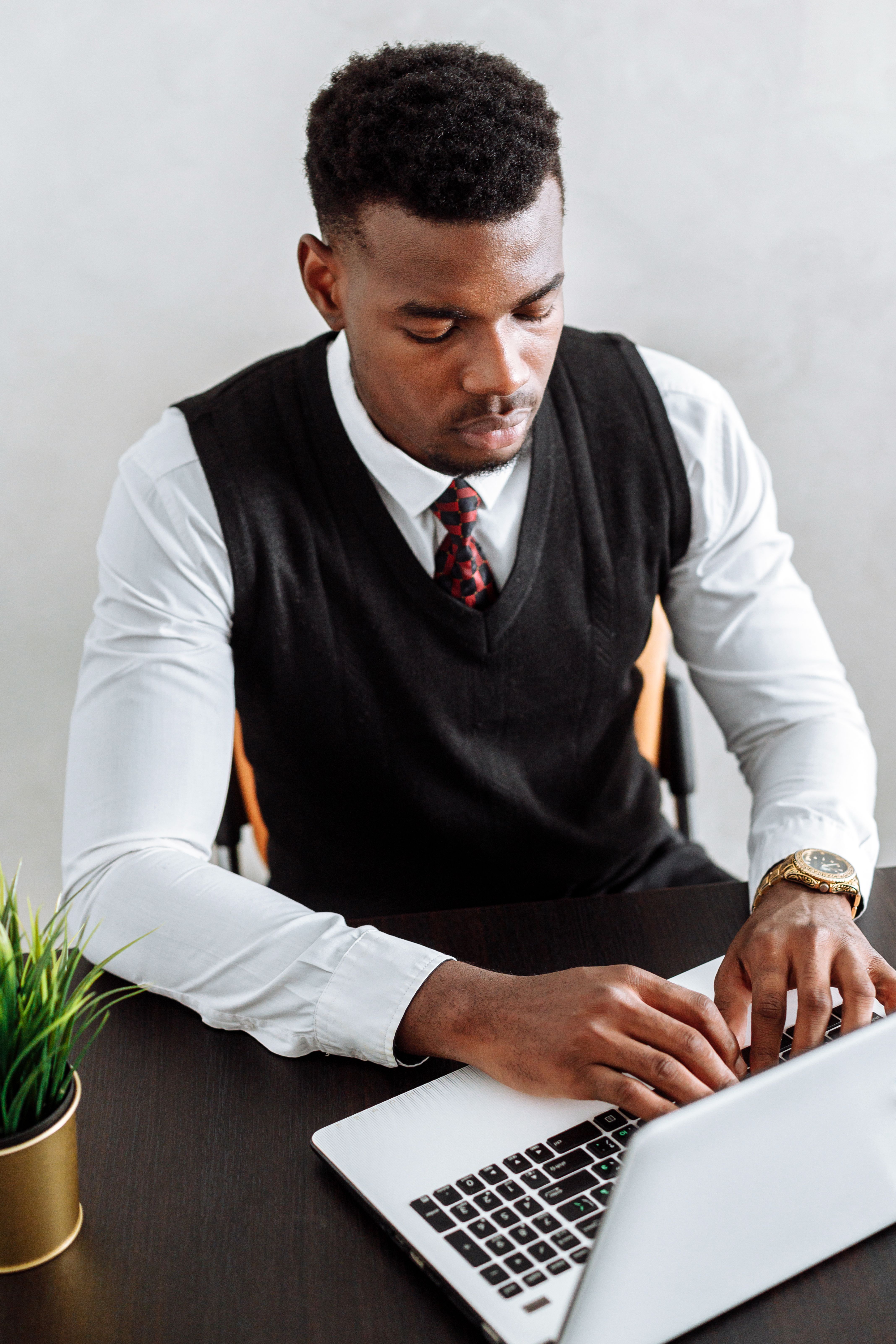 An executive with equity compensation